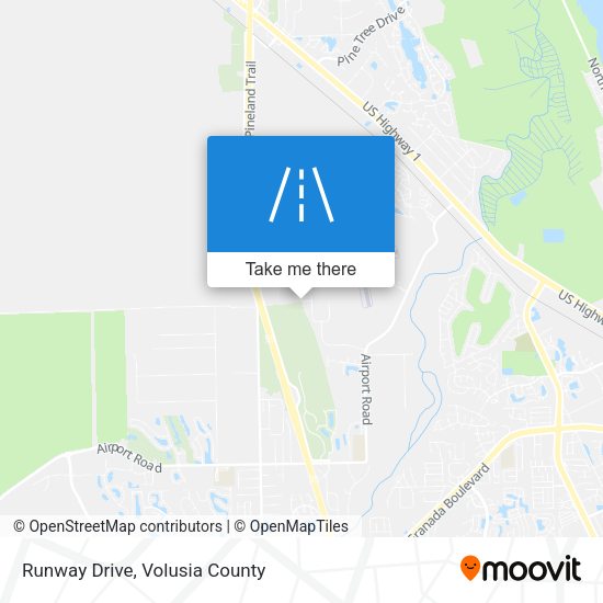 Runway Drive map