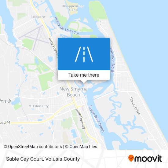 Sable Cay Court map
