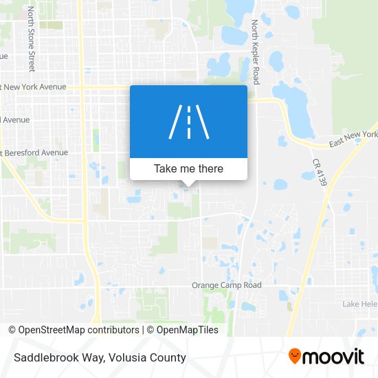 Saddlebrook Way map