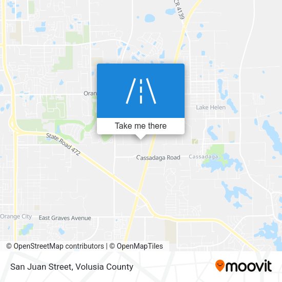 San Juan Street map