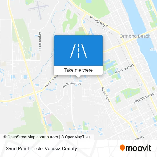 Sand Point Circle map