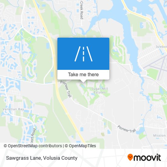 Mapa de Sawgrass Lane