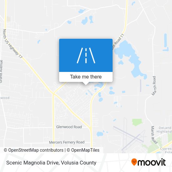 Mapa de Scenic Magnolia Drive