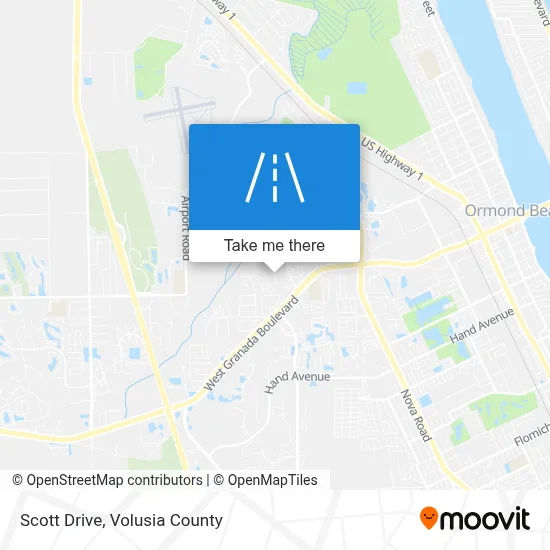Scott Drive map