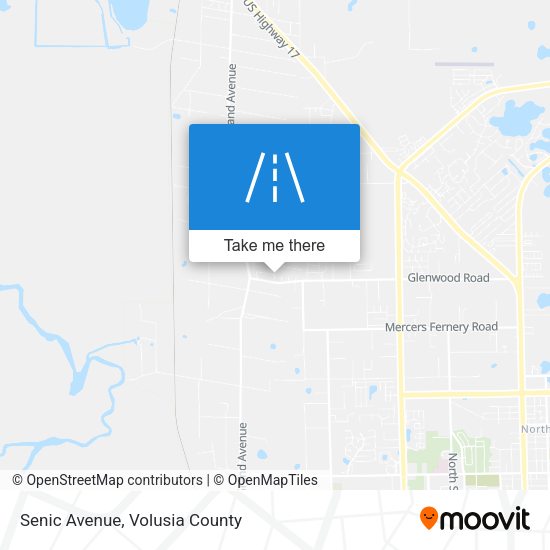 Senic Avenue map
