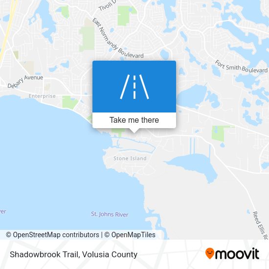 Shadowbrook Trail map