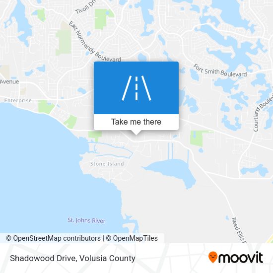 Mapa de Shadowood Drive