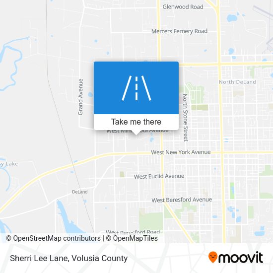 Sherri Lee Lane map