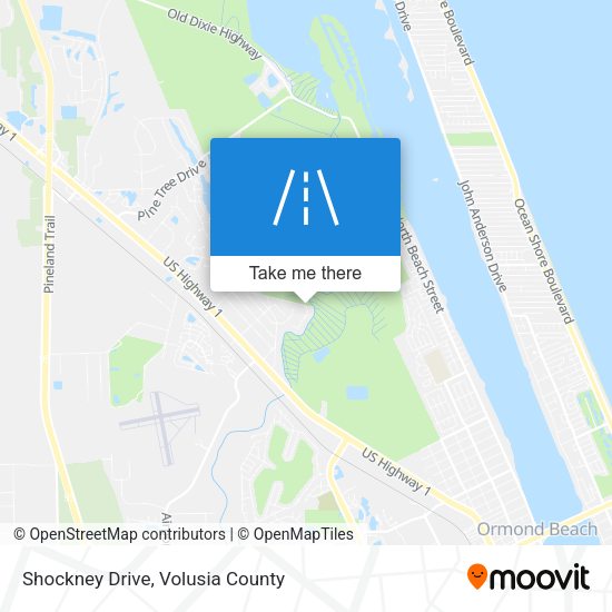 Shockney Drive map