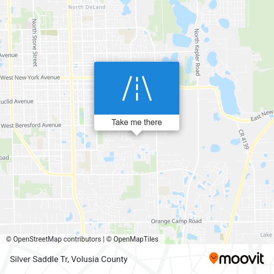 Silver Saddle Tr map