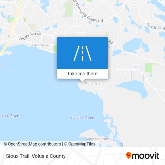 Sioux Trail map
