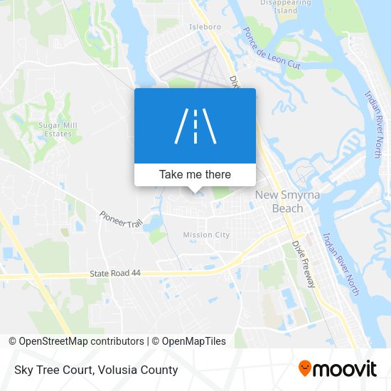 Sky Tree Court map