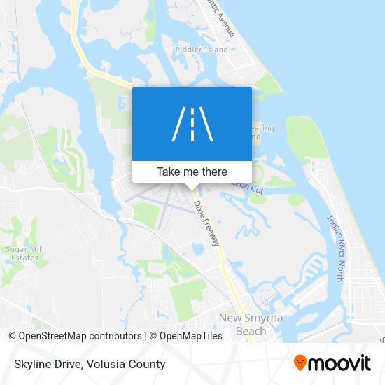 Mapa de Skyline Drive