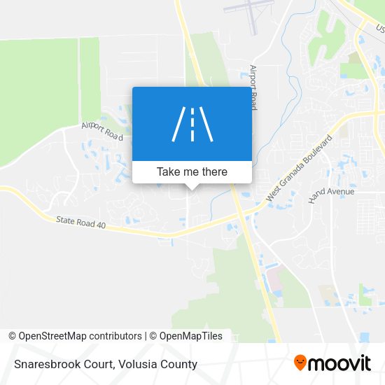 Mapa de Snaresbrook Court