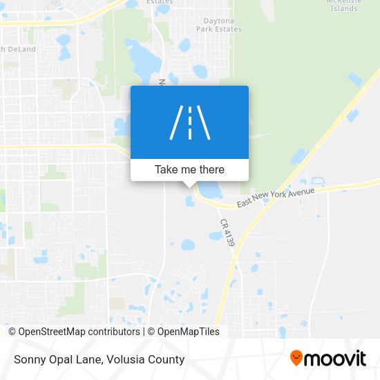 Sonny Opal Lane map