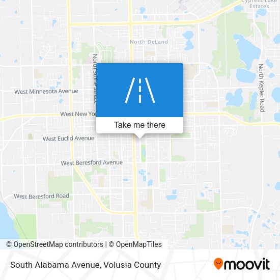South Alabama Avenue map