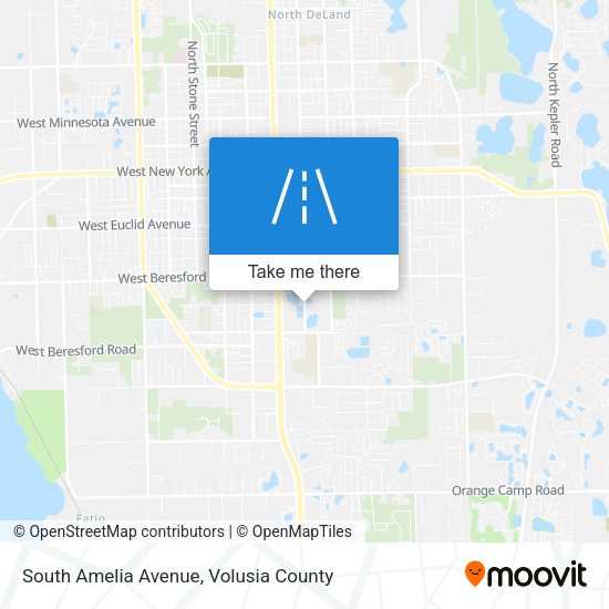 South Amelia Avenue map