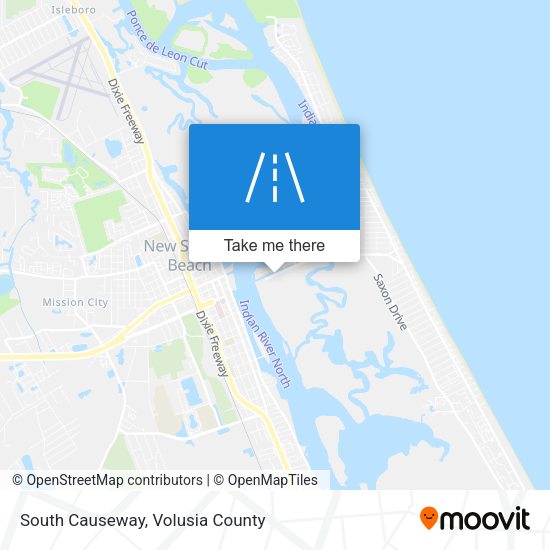 South Causeway map