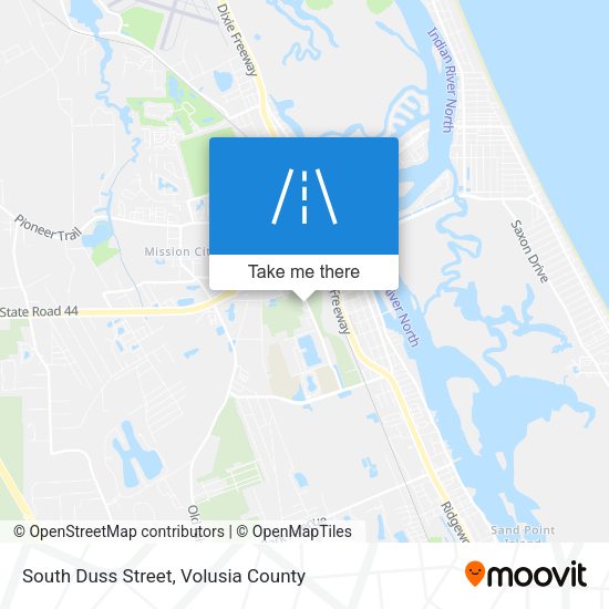 South Duss Street map