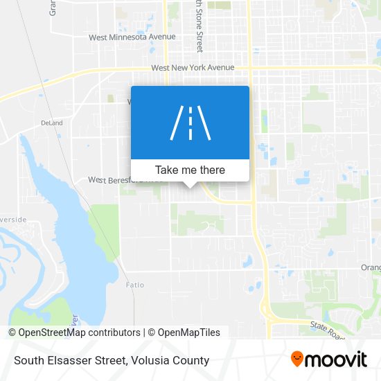 South Elsasser Street map