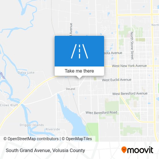 South Grand Avenue map