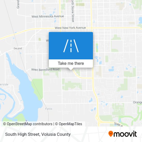 South High Street map