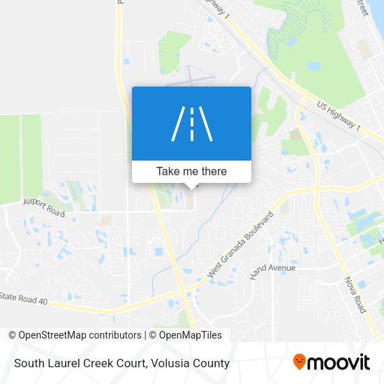 Mapa de South Laurel Creek Court
