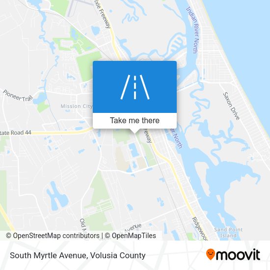 South Myrtle Avenue map