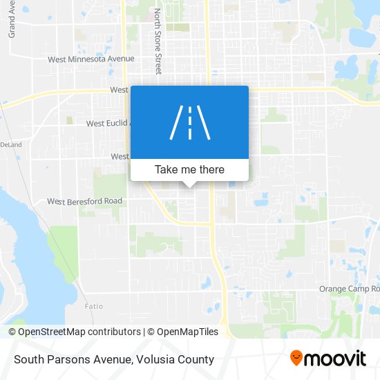 South Parsons Avenue map