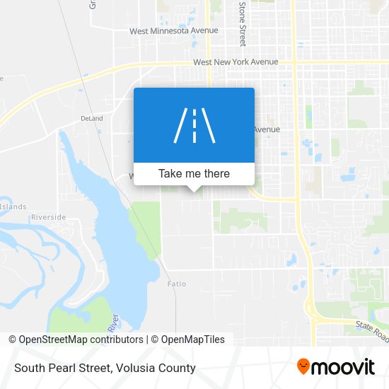 South Pearl Street map