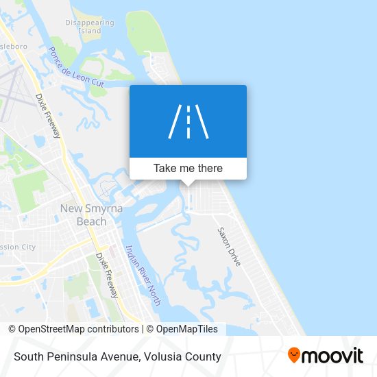 South Peninsula Avenue map