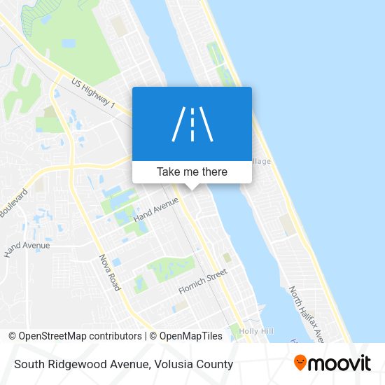 Mapa de South Ridgewood Avenue