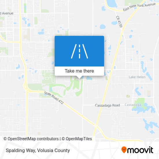 Spalding Way map