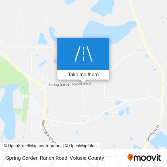 Mapa de Spring Garden Ranch Road