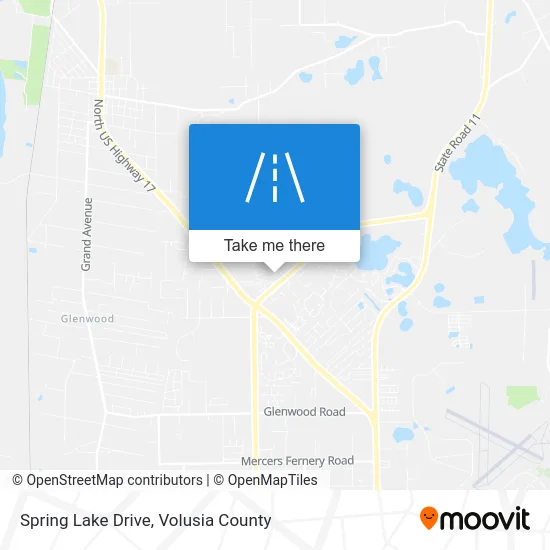 Spring Lake Drive map