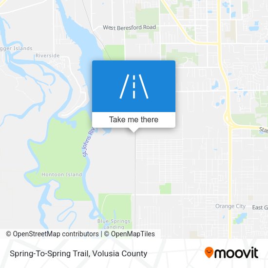 Mapa de Spring-To-Spring Trail