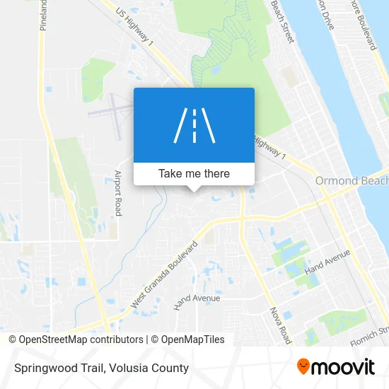 Springwood Trail map