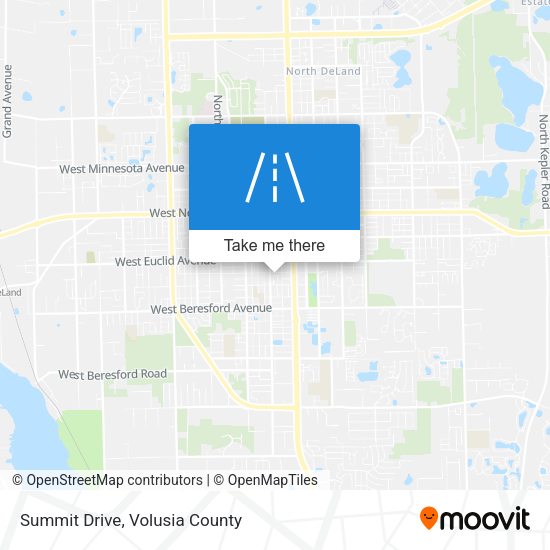 Summit Drive map