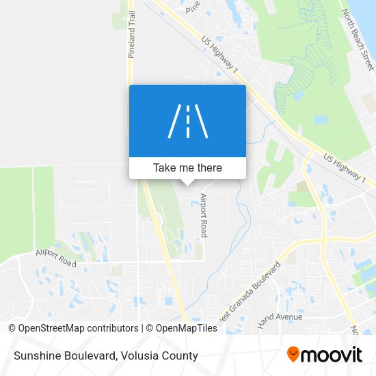 Sunshine Boulevard map