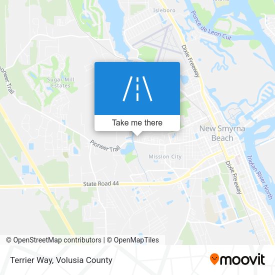 Terrier Way map