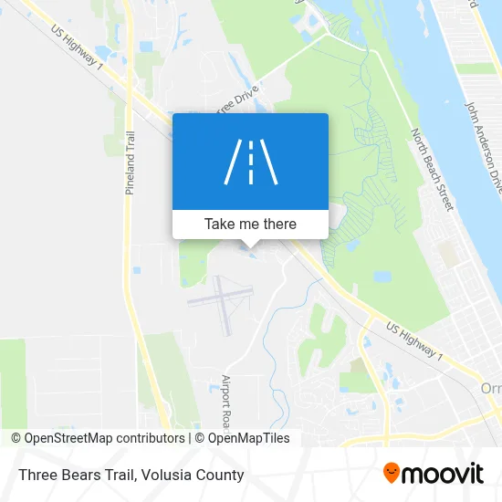 Three Bears Trail map