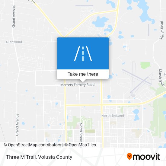 Three M Trail map