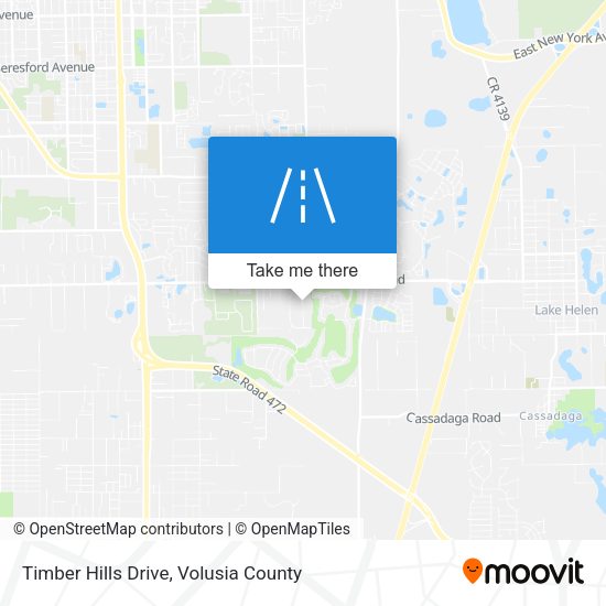Timber Hills Drive map