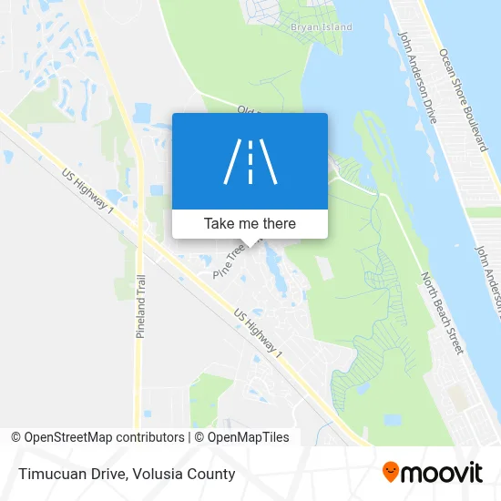 Timucuan Drive map