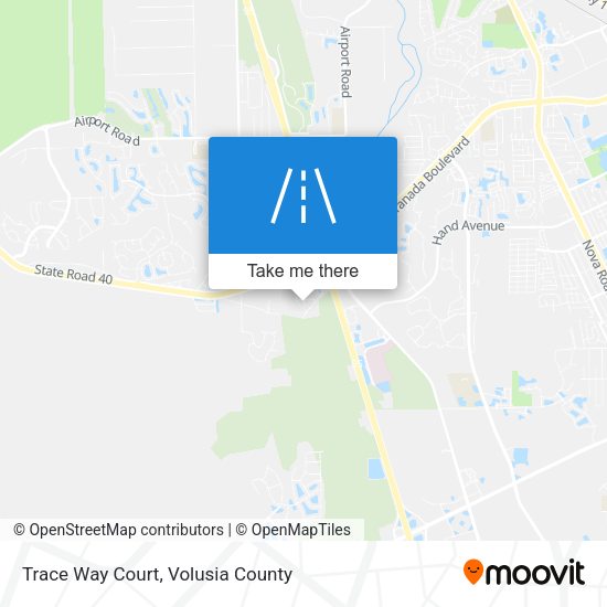 Trace Way Court map