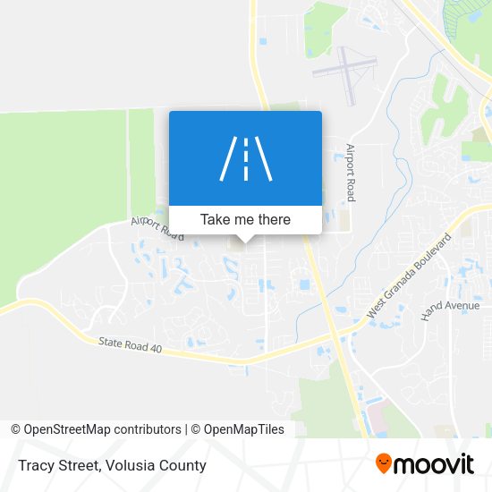 Tracy Street map