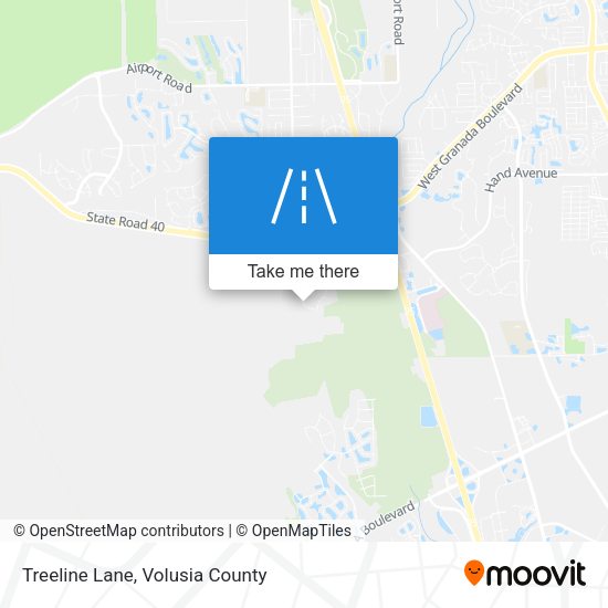 Mapa de Treeline Lane