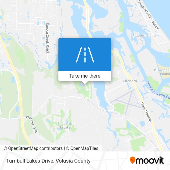 Turnbull Lakes Drive map