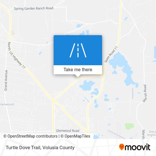 Turtle Dove Trail map