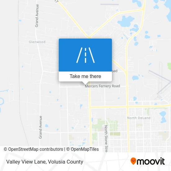 Valley View Lane map